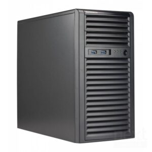 Supermicro CSE-731I-404B Case Mini Tower, Server, Nero, micro ATX, HDD, Rete, Potenza, Sistema, Kensington - immagine 2