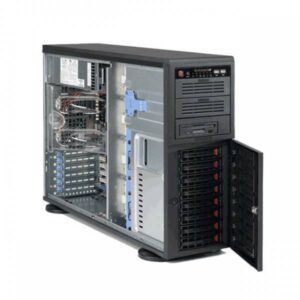 Supermicro CSE-743T-665B Pedastal Rack 4U 8*SATA/SAS E-ATX Nero - immagine 1