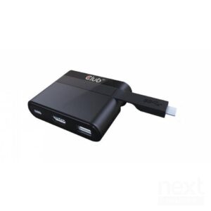 Club3D Mini Dock USB Type-C to HDMI2.0/USB2.0/Type-C Nero - immagine 4