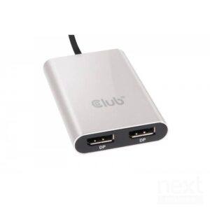 Club3D SenseVision Video Splitter Thunderbolt3 to 2*Display Port Grigio - immagine 5