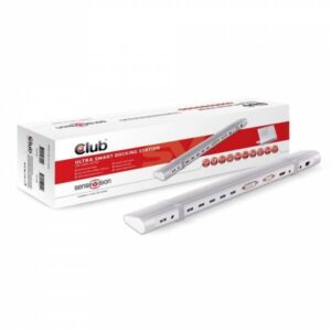 Club3D SenseVision Ultra Smart Dock Station USB3.0 VGA/DVI-D/HDMI RJ-45 MicroSD Silver - immagine 1