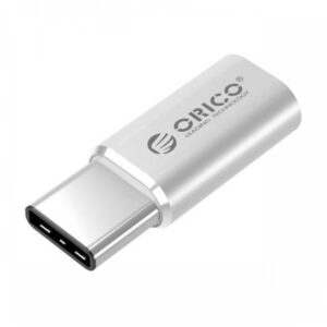 Orico CTM1-PRO Adattatore Micro USB Femmina a USB-C Maschio Silver - immagine 1