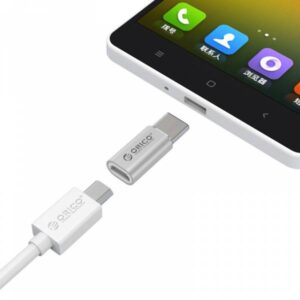 Orico CTM1-PRO Adattatore Micro USB Femmina a USB-C Maschio Silver - immagine 5