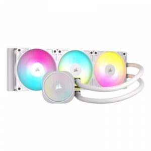 Corsair Nautilus 360 RS White ARGB CPU Liquid Cooler Intel 1851/1700 AMD AM5/AM4 - immagine 1