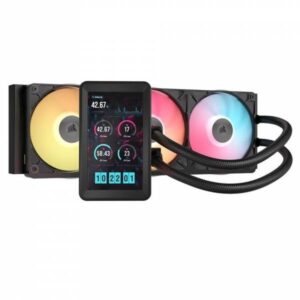 Corsair iCUE Link Titan II 360 RX LCD CPU Liquid Cooler Display 5" IPS Intel 1851/1700 AMD AM5/AM4 - immagine 1