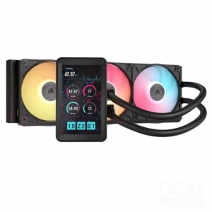 Corsair iCUE Link Titan II 360 RX LCD CPU Liquid Cooler Display 5" IPS Intel 1851/1700 AMD AM5/AM4 - immagine 2