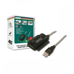 Digitus adattatore usb ide/sata, alimentatore 220/12 V, molex/sat - immagine 1