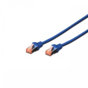 Digitus cavo di rete SFTP cat 6 doppia schermatura 50cm Blu - immagine 1