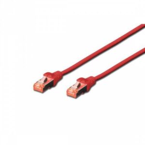 Digitus Cavo di rete SFTP cat 6 Doppia Schermatura mt.1 Rosso - immagine 1