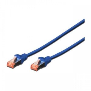 Digitus Cavo di Rete Cat6 Doppia Schermatura 5m Blu - immagine 1