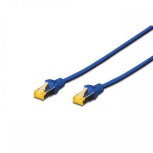 Digitus Cavo di rete RJ45 Cat6A Doppia Schermatura 1m Blu - immagine 1