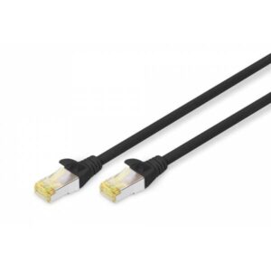 Digitus Cavo Patch CAT 6A S/FTP 1m Nero - immagine 1