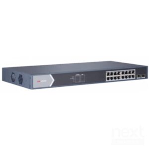 Hikvision DS-3E0518P-E/M Switch Unmanaged PoE Gigabit Ethernet 18 Porte - immagine 1
