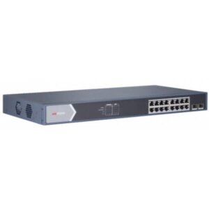 Hikvision DS-3E0518P-E/M Switch Unmanaged PoE Gigabit Ethernet 18 Porte - immagine 2