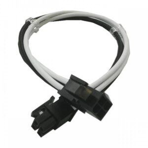 Barrow Extension Cable PSU 4pin CPU 30cm Nero/Bianco - immagine 4
