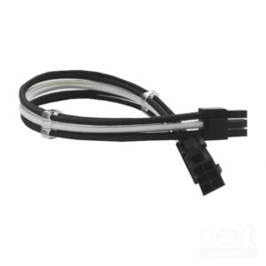 Barrow Extension Cable GPU 6pin CPU 30cm Nero/Bianco - immagine 2