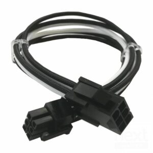 Barrow Extension Cable GPU 6pin CPU 30cm Nero/Bianco - immagine 3