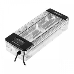 Barrow FBRE1-200Y Boxfish Tanica RGB con Sensore Temperatura 8*G1/4F Nero - immagine 1