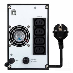 Tecnoware EVO DSP PLUS 800 UPS On Line 800VA/720W 4*IEC - immagine 3