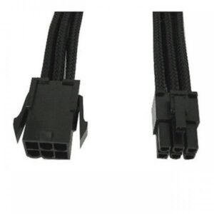 Cavo interno prolunga Maschio/Femmina 6 pin 30cm Nero - immagine 1