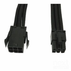 Cavo interno prolunga Maschio/Femmina 6 pin 30cm Nero - immagine 2