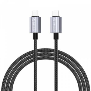 Orico GQA100 Cavo USB Type-C/Type-C 5A 1.5m 100W Nero/Grigio - immagine 1