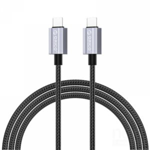 Orico GQA100 Cavo USB Type-C/Type-C 5A 1.5m 100W Nero/Grigio - immagine 2