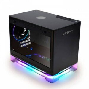 In Win A1 Plus ARGB Cube Case Vetro Temperato Mini ITX 650W Nero - immagine 1