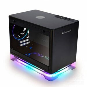 In Win A1 Plus ARGB Cube Case Vetro Temperato Mini ITX 650W Nero - immagine 2