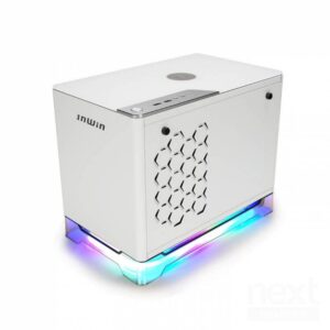 In Win A1 Plus ARGB Cube Case Vetro Temperato Mini ITX 650W Bianco - immagine 4