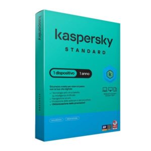 Kaspersky Standard per 1 Dispositivo Versione Super Slim Box - 1 Anno ATT - immagine 1