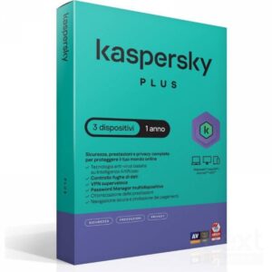 Kaspersky Plus per 3 Dispositivi Versione Super Slim Box - 1 Anno - immagine 2