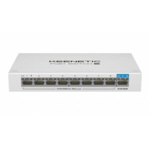 Keenetic PoE+ Switch 9 Switch Unmanaged PoE Gigabit Ethernet 9 Porte White - immagine 1