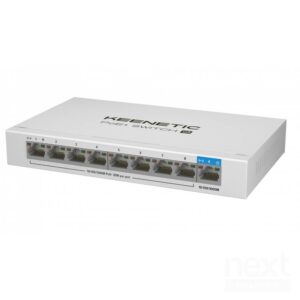 Keenetic PoE+ Switch 9 Switch Unmanaged PoE Gigabit Ethernet 9 Porte White - immagine 3