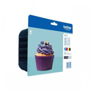 Brother LC123VALBP Confezione 4 cartucce inkjet originali 600 pagine nero/giallo/ciano/magenta - immagine 1