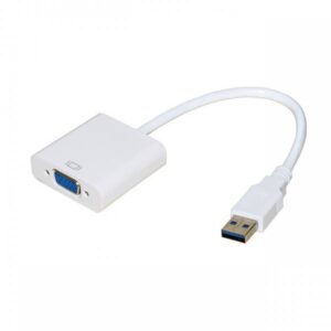 Digitus Adattatore Video USB3.0 a VGA Bianco - immagine 1