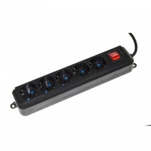 Digitus LKMP05L Multipresa 5*Schuko 10/16A 1.5m Nero - immagine 1