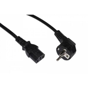 Digitus Cavo alimentazione spina Schuko 90 gradi/IEC 1.8m - immagine 1