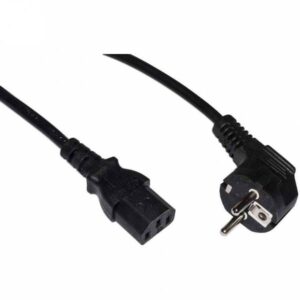 Digitus Cavo alimentazione spina Schuko 90 gradi/IEC 1.8m - immagine 1