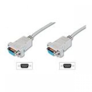 Digitus cavo Null Modem Seriale RS232 Crossover F/F 9 poli 1.8MT - immagine 1