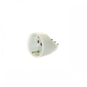 Digitus Adattatore Presa Schuko a Italiana Tripolare 10A Bianco - immagine 1