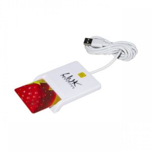 Digitus Lettore Smart Card USB 2.0 ISO7816 Bianca - immagine 1