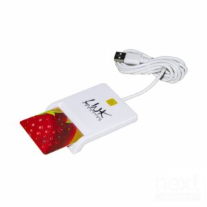 Digitus Lettore Smart Card USB 2.0 ISO7816 Bianca - immagine 2