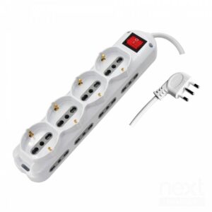 Mediacom M-PM12 Multipresa 4*Schuko 10/16A 8*Bipasso 10/16A 1.5m Bianco - immagine 2