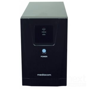 Mediacom XPower+ 1300 UPS Line Interactive 1300VA/720W 1*Schuko 3*IEC - immagine 3