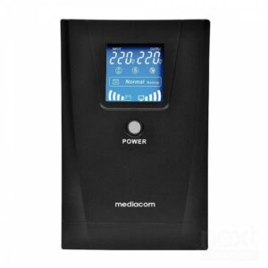 Mediacom M-UPS1301D UPS Line Interactive 1300VA/720W 1*Schuko 2*IEC - immagine 3
