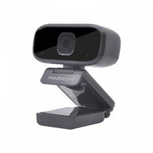 Mediacom M500 WebCam con Microfono 1080p/30fps USB Nero - immagine 1