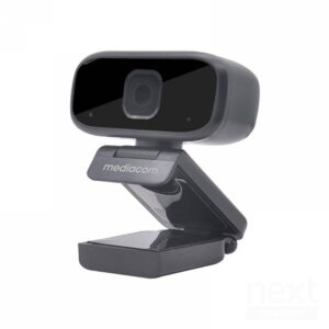 Mediacom M500 WebCam con Microfono 1080p/30fps USB Nero - immagine 2