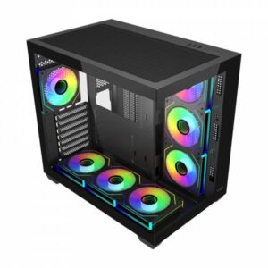 FSP Fortron M341 ARGB Case Midi Tower Temperato No-Power ATX/mATX/Mini-ITX - immagine 5