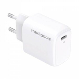 Mediacom PD Charger Caricabatterie da Parete 20W USB-C - immagine 1
